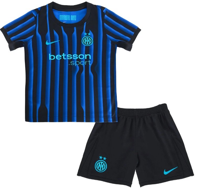 Kit infantil I Inter de Milão 2025 2026 Home